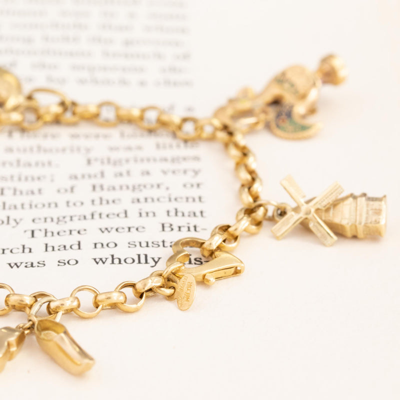 Upcycling a vintage gold charm bracelet | SAM HAM